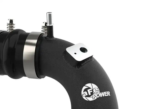 aFe 46-20579-B Power 21-22 Ford Bronco L4-2.3L (t) BladeRunner 3in Aluminum Cold Charge Pipe Black