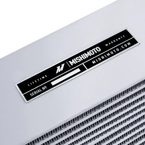 Mishimoto Heavy-Duty Oil Cooler - 17" Opposite-Side Outlets - Silver