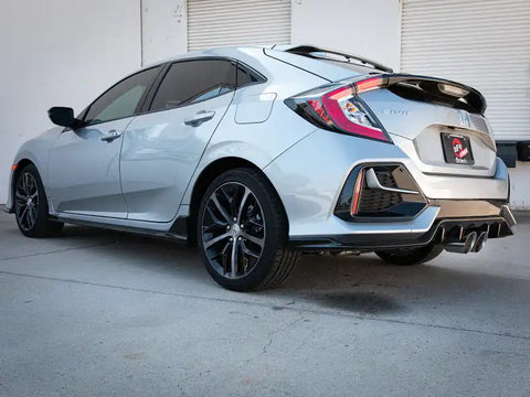 aFe 49-36624-P Takeda 3in 304 SS Cat-Back Exhaust System w/Polished Tips 17-21 Honda Civic Sport L4-1.5L (t)