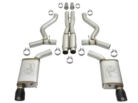 aFe 49-36442-B MACHForce XP 3in-2.5in 304SS Exhaust Cat-Back 15-20 Audi S3 L4-2.0L (t) - Black Tips