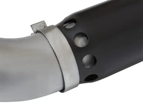 aFe 49-06112-B Atlas Exhaust 5in DPF-Back Al Steel 2016 Nissan Titan XD V8-5.0L Black Tip