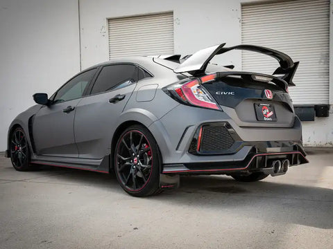 aFe 49-36626-P Takeda 2.5in 304SS Axle-Back Exhaust System 17-19 Honda Civic Type R L4-2.0L (t) - Polished Tip