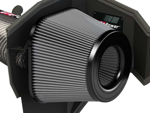 aFe 51-12172-C POWER Magnum FORCE Carbon Fiber Stage 2 Pro Dry S CAIS - 11-18 Dodge Challenger/Charger V8-6.4L