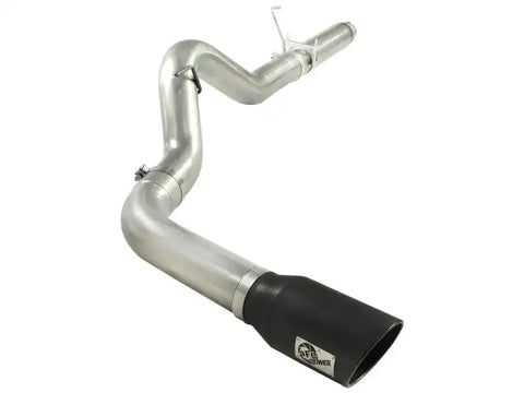 aFe 49-42016-B MACHForce XP 5in DPF-Back 409SS Exhaust Dodge Diesel Trucks 07.5-12 L6-6.7L (td) Black Tip