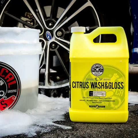 Chemical Guys Citrus Wash & Gloss Concentrated Car Wash - 1 Gallon - Case of 4