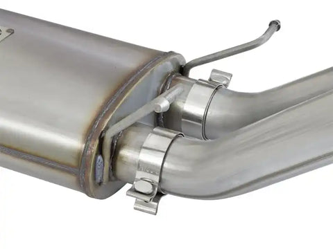 aFe 49-44071-P MACH Force-Xp 3in CB SS Dual Exhaust w/Polished Tips 09-16 GM Silverado/Sierra 4.3L/4.8L/5.3L