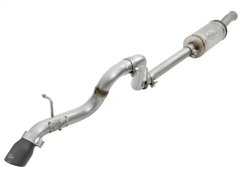 aFe 49-48075-B MACH Force-Xp Axle-Back Hi-Tuck Exhaust System w/Black Tip 18-19 Jeep Wrangler (JL) V6 3.6L