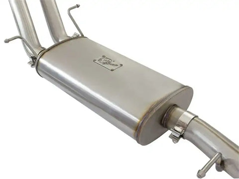 aFe 49-44071-P MACH Force-Xp 3in CB SS Dual Exhaust w/Polished Tips 09-16 GM Silverado/Sierra 4.3L/4.8L/5.3L