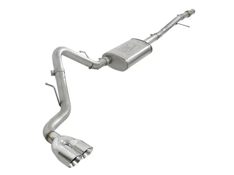 aFe 49-34106-P Vulcan Series 3in 304SS Exhaust Cat-Back w/Pol Tip 2019 GM Silverado/Sierra 1500 V6-4.3L/V8-5.3L