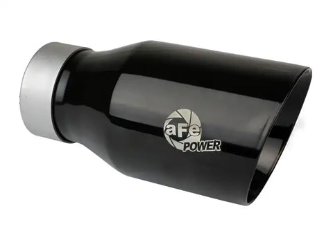 aFe 49-38092-B 20-21 Jeep Wrangler Large Bore-HD 3in 304 Stainless Steel DPF-Back Exhaust System - Black Tip