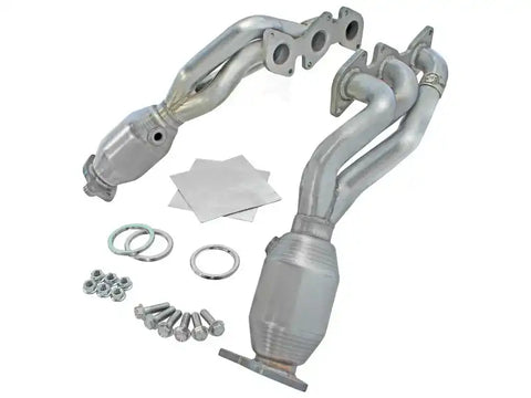 aFe 48-46001-1HC 05-11 Toyota Tacoma V6-4.0L Twisted Steel 409 Stainless Long Tube Header w/ Cat
