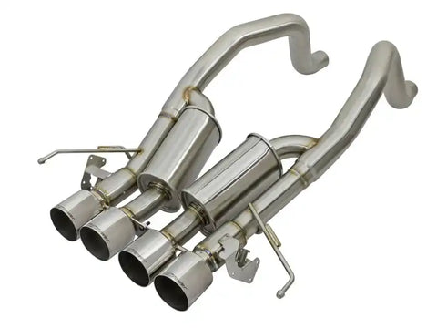 aFe 49-34082-P MACHForce XP 3in-2 1/2in Axle Back 304SS Exhaust w/ Polished Tips 15-17 Chevy Corvette Z06