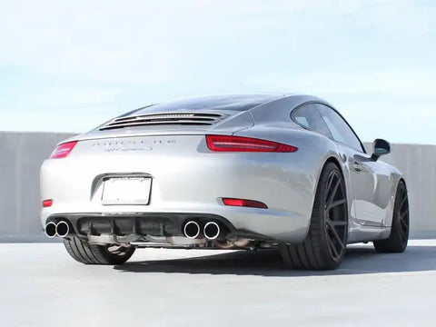 aFe 49-36406-C Power Elite SS-304 Carbon Tip Dual Cat Back Exhaust 13-14 Porsche 911 C2S (991) H6-3.8L