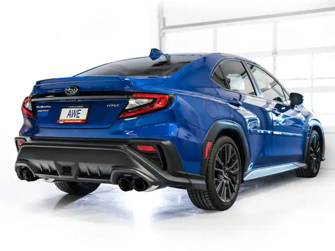 AWE Tuning 2022+ VB Subaru WRX Touring Edition Exhaust - Diamond Black Tips