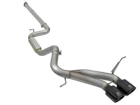 aFe 49-33083-B Takeda 3in SS Exhaust Cat-Back 13-16 Ford Focus ST 2.0L Black Tips