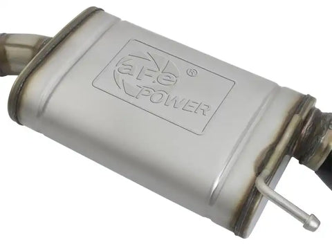 aFe 49-43085-B MACHForce XP 2.5in 409 Stainless Axle Back Exhaust w/ Black Tips 15-17 Ford Mustang I4-2.3L (t)