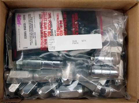 McGard 8 Lug Hex Install Kit w/Locks (Cone Seat Nut) M14X1.5 / 22mm 1.945in. Length - Chrome