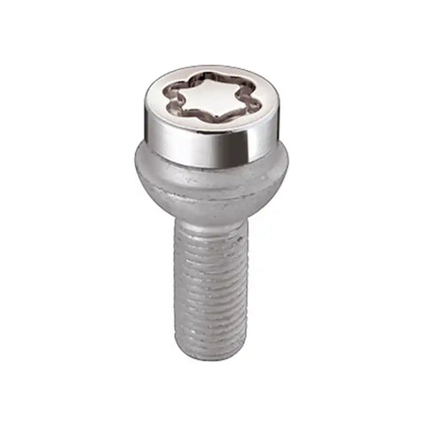 McGard Wheel Lock Bolt Set - 4pk. (Radius Seat) M14X1.5 / 17mm Hex 26.7mm Shank Length Chrome
