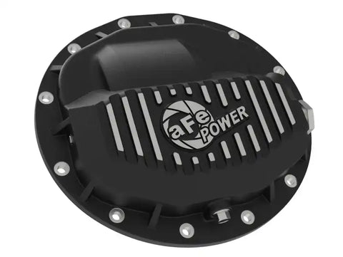 aFe 46-70402 Power Pro Series Rear Differential Cover Black w/ Machined Fins 13-18 RAM Diesel Trucks L6-6.7L