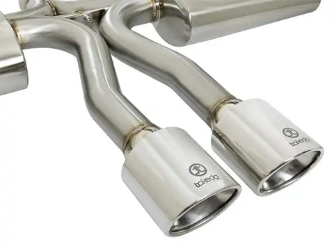 aFe 49-36621-P Takeda 3in 304 SS Cat-Back Exhaust System w/Polished Tips 2017+ Honda Civic Si (4dr) I4 1.5L (t)