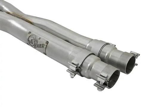 aFe 49-33088-P MACHForce XP 3in Aggressive Toned Cat-Back Exhausts w/ Polished Tips 15-17 Ford Mustang V6/V8