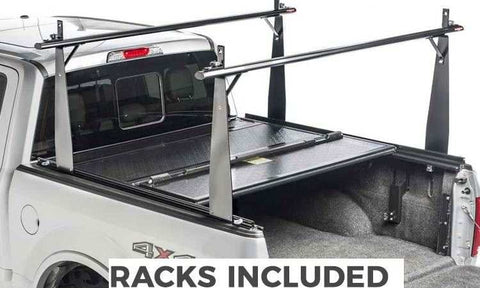 Bak Industries Bakflip CS/F1 Fiberglass Hard Folding Tonneau With Rack
