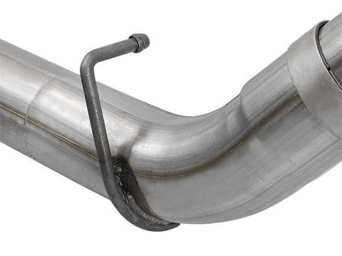 aFe 49-44089-P Victory Series 4in 409-SS DPF-Back Exhaust w/ Dual Polished Tips 2017 GM Duramax V8-6.6L(td) L5P