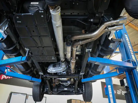 aFe 49-43117-b Rebel Series 3in 409 SS Cat-Back Exhaust w/ Black Tips 17-20 Ford F-250/F350 V8 6.2L/7.3L