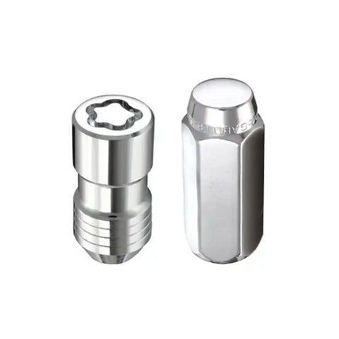 McGard 8 Lug Hex Install Kit w/Locks (Cone Seat Nut) M14X1.5 / 13/16 1.945in. L - Chrome