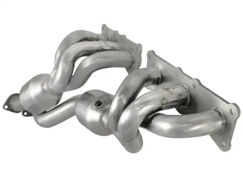 aFe 48-36307-1 08-13 BMW 128i (E82/88) L6 3.0L Twisted Steel 304 Stainless Long Tube Header w/ Cat