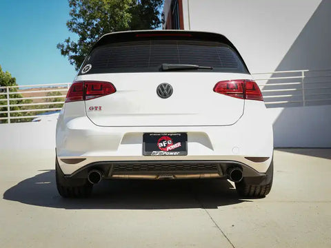 aFe 49-36418-C MACH Force-Xp 3 IN to 2-1/2 Stainless Steel Cat-Back Exhaust Carbon Volkswagen GTI 15-17