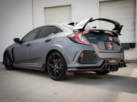 aFe 49-36626-L Takeda 2.5in 304SS Axle-Back Exhaust System 17-19 Honda Civic Type R L4-2.0L (t) - BL Flame Tip