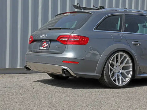 aFe 49-36437-B MACH Force-Xp 13-16 Audi Allroad L4 SS Axle-Back Exhaust w/ Black Tips