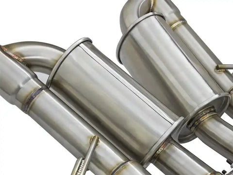 aFe 49-34082-P MACHForce XP 3in-2 1/2in Axle Back 304SS Exhaust w/ Polished Tips 15-17 Chevy Corvette Z06