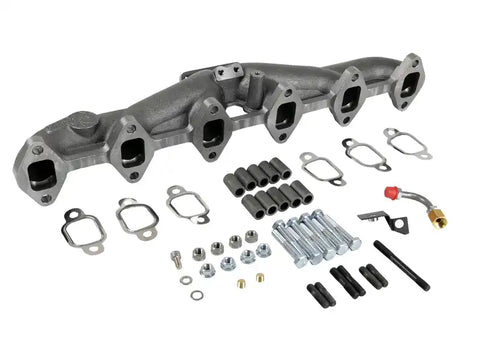 aFe 46-40044-1 Power BladeRunner Ported Ductile Iron Exhaust Manifold 94-98 Dodge Diesel Trucks L6-5.9L (td)