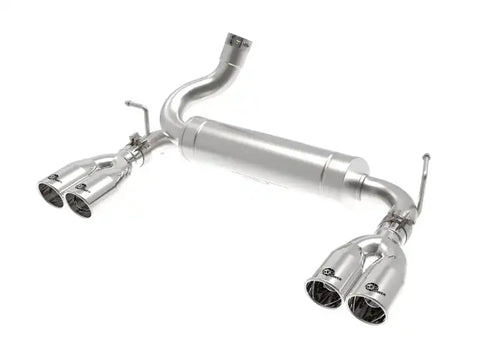 aFe 49-48086-P Rebel Series 2.5in 409 SS Axle-Back Exhaust Polished 07-18 Jeep Wrangler (JK) V6-3.6L/3.8L