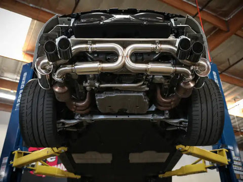 aFe 49-36406-1C MACHForce XP 12-16 Porsche 911 Carrera H6-3.8L SS-304 Cat-Back Exhaust w/Carbon Fiber Tips