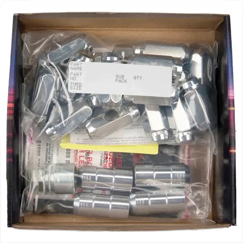 McGard 6 Lug Hex Install Kit w/Locks (Cone Seat Nut) M14X2.0 / 13/16 2.25in. Length - Chrome