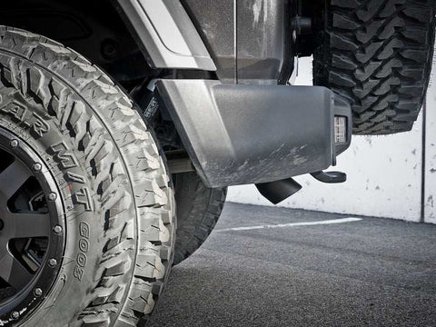 aFe 49-48075-B MACH Force-Xp Axle-Back Hi-Tuck Exhaust System w/Black Tip 18-19 Jeep Wrangler (JL) V6 3.6L