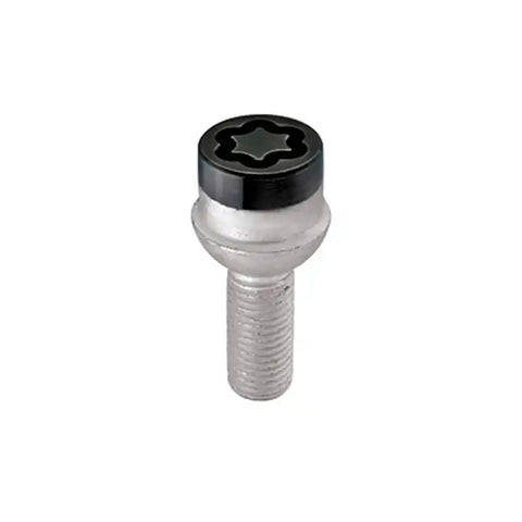 McGard Wheel Lock Bolt Set - 4pk. (Radius Seat) M14X1.5 / 17mm Hex 27.0mm Shank Length Black