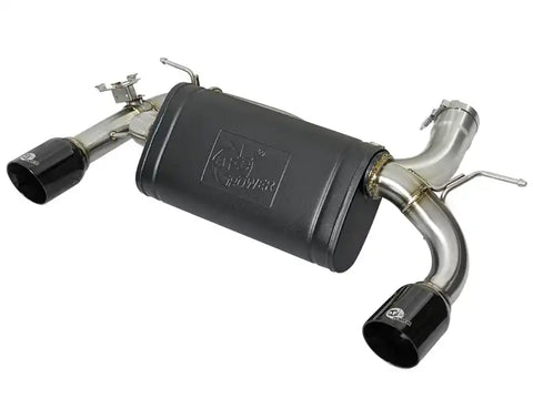 aFe 49-36335-B MACHForce XP 16-17 BMW 340i/iX 440i/iX L6-3.0L (t) SS Axle-Back Exhaust w/Black Tip