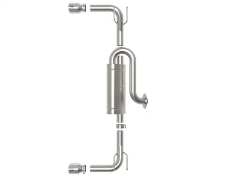 aFe 49-37023-P 19-22 Mazda 3 L4 2.5L Takeda 3in to 2-1/2in 304 Stainless Steel Axle-Back Exhaust w/Polished Tip