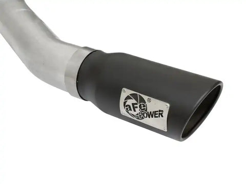 aFe 49-03069-B Atlas Exhausts 4in Cat-Back Aluminized Steel Exhaust Sys 2015 Ford F-150 V6 3.5L (tt) Black Tip