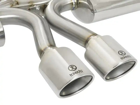 aFe 49-36618-P Takeda 3in 304 SS Cat-Back Exhaust System w/ Polished Tips 2017 Honda Civic Si I4 1.5L (t)