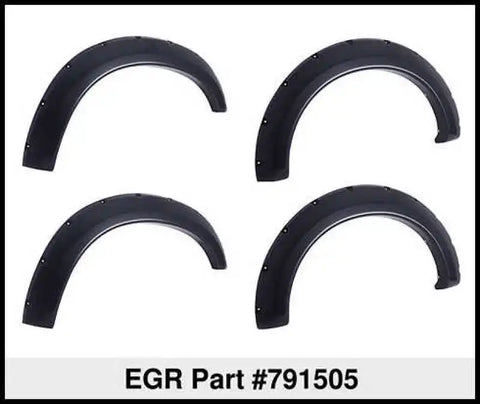 EGR 07-13 Chev Silverado 6-8ft Bed Bolt-On Look Fender Flares - Set Matte