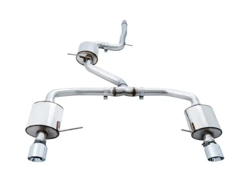 AWE Tuning 18-19 Volkswagen Jetta GLI Mk7 Touring Exhaust - Chrome Silver Tips (Fits High-Flow DP)