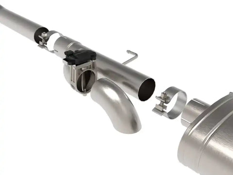 aFe 49-33123-B Gemini XV 3in 304 SS Cat-Back Exhaust 15-20 Ford F-150 V6 2.7L/3.5 w/ Black Tips
