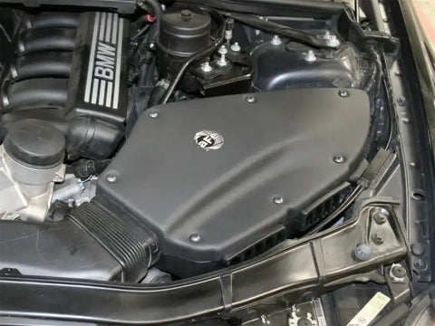 aFe 54-81012-B MagnumForce Stage 2 Si Intake System Pro 5 R Black 06-12 BMW 3 Series E9x L6 3.0L Non-Turbo