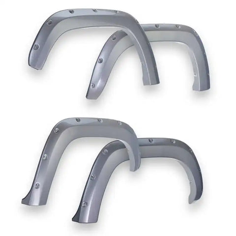 EGR 2019 Chevy 1500 Color Match Style Fender Flare - Set Switchblade Silver