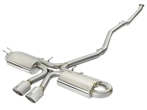 aFe 49-36618-P Takeda 3in 304 SS Cat-Back Exhaust System w/ Polished Tips 2017 Honda Civic Si I4 1.5L (t)